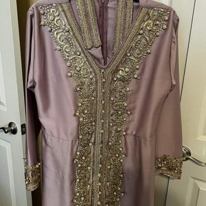 Pink Abaya Kaftan Jalabiya
